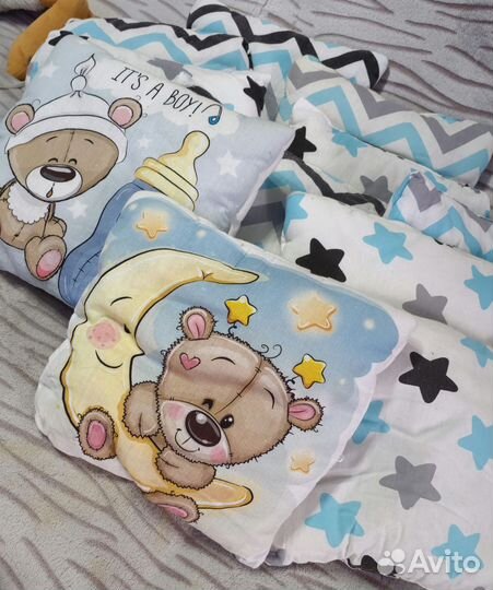 Бортики в детскую кроватку