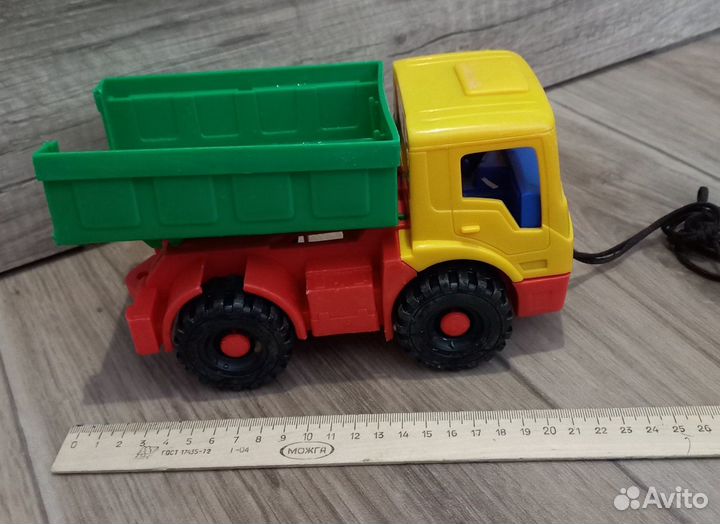 Грузовик на веревочке