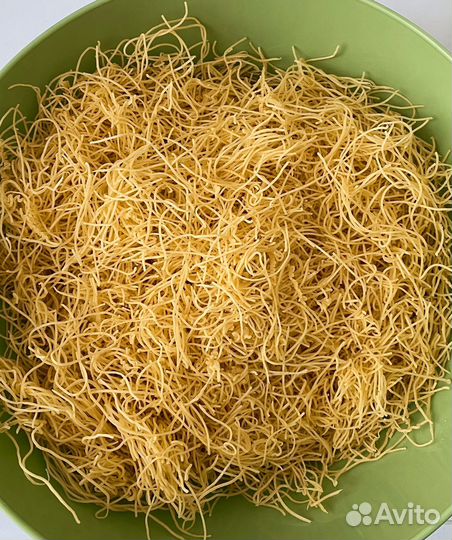 Домашняя лапша на желтках