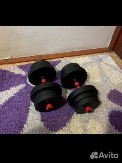Разборные гантели 20кг
