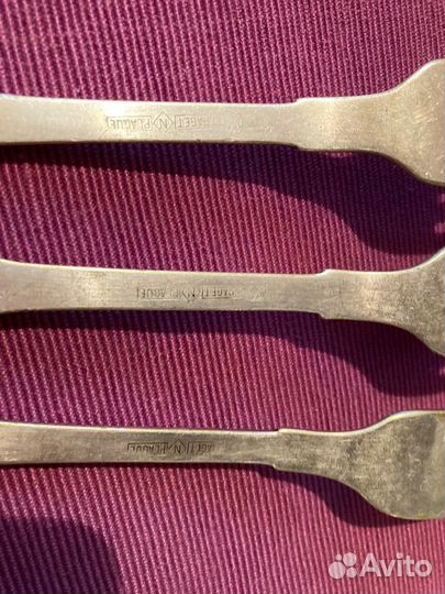 Антикварные вилки fraget N plaque. Польша Россия 1