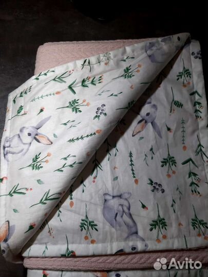 Пледы в кроватку новые