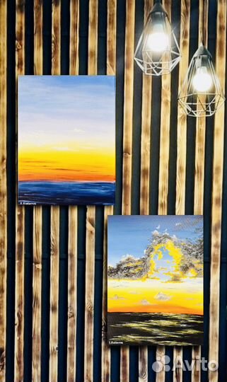 Интерьерный диптих - модульные картины