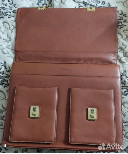 Мужской кожаный портфель Nobel