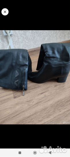 Сапоги нат. кожа, весна-осень 36-37 р