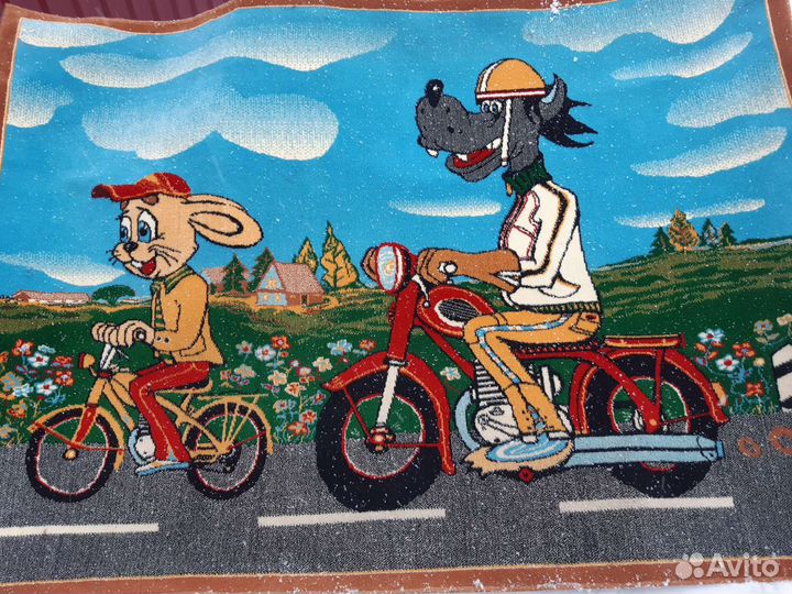 Ковёр б.у, шерстяной