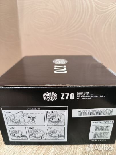 Новый кулер для процессора Cooler Master Z70