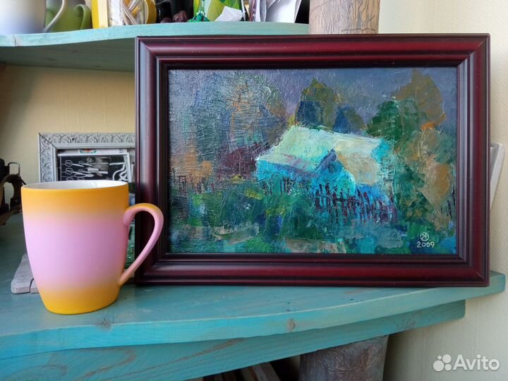 Этюд маслом Перед грозой