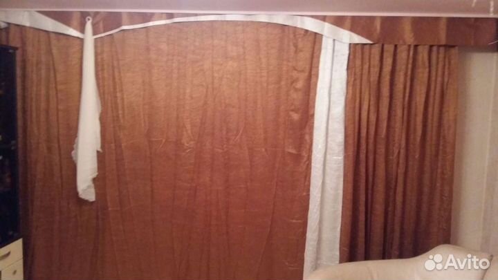 Комплект:Шторы с ламбрекеном и тюль