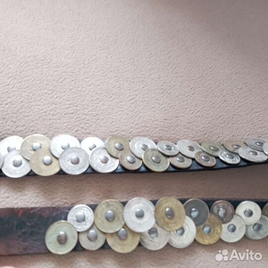 Мужской кожаный ремень