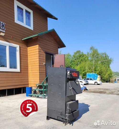 Твердотопливный котел длительного горения