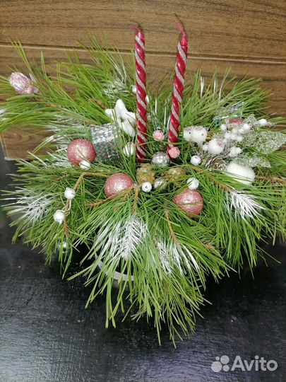 Букет зимняя композиция