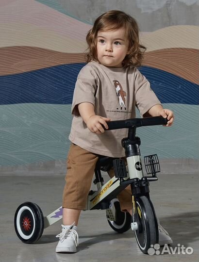 Беговел трансформер Happy Baby adventure, 3 в 1: