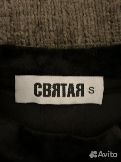 Топ из велюра