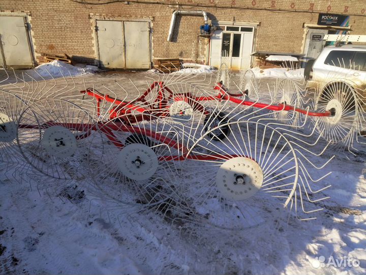 Грабли ворошилки 9-ти колёсные