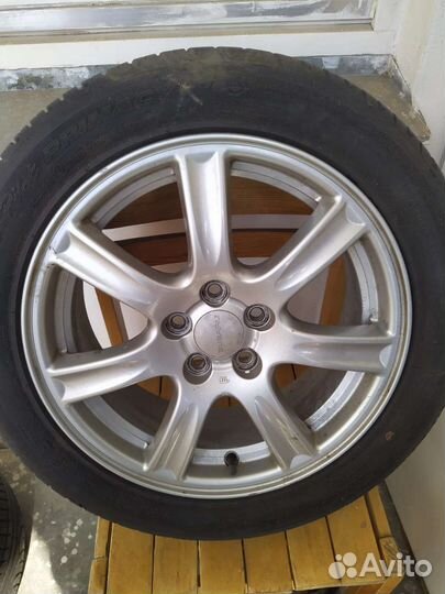 Литые диски R16 Enkei оригинал на Subaru Impreza