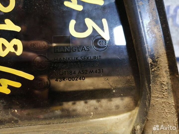 Стекло глухое заднее левое Kia Sportage 1 2.0 16v