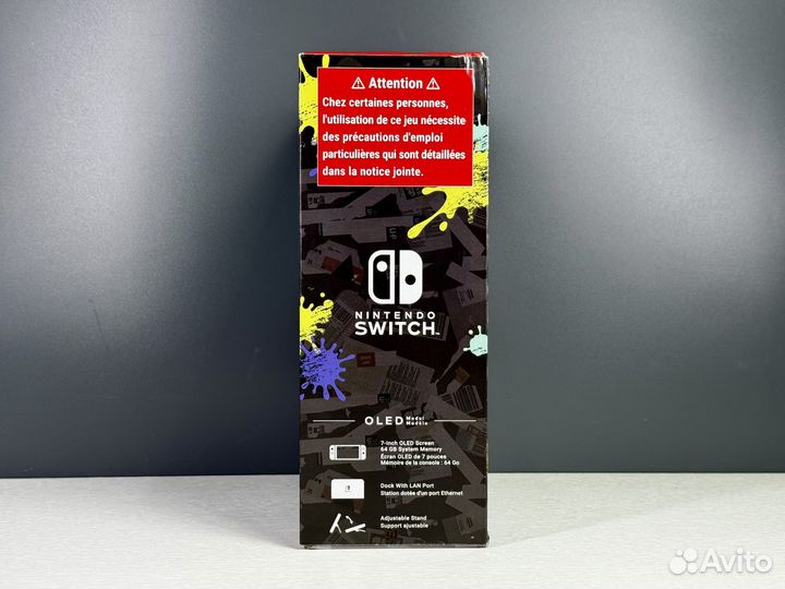 Nintendo Switch Oled Splatoon 3 Edition лицензия