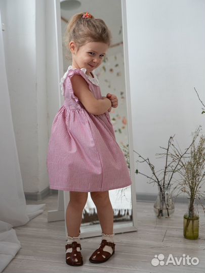 Новое хлопковое летнее платье сарафан 86-116