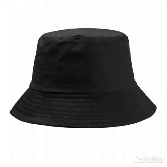 Панама новая черная хлопок унисекс без логотипа