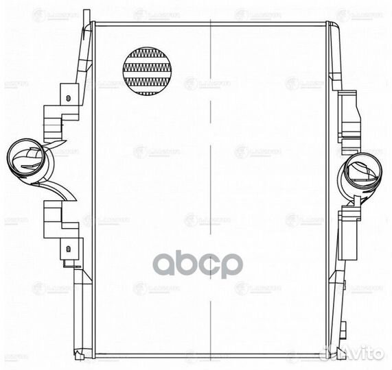 Онв (радиатор интеркулера) для а/м Mercedes Axor