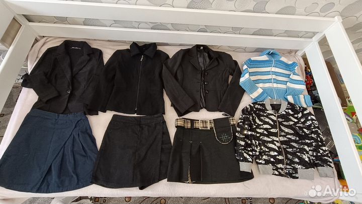 Вещи пакетом для девочки, рост 122-134