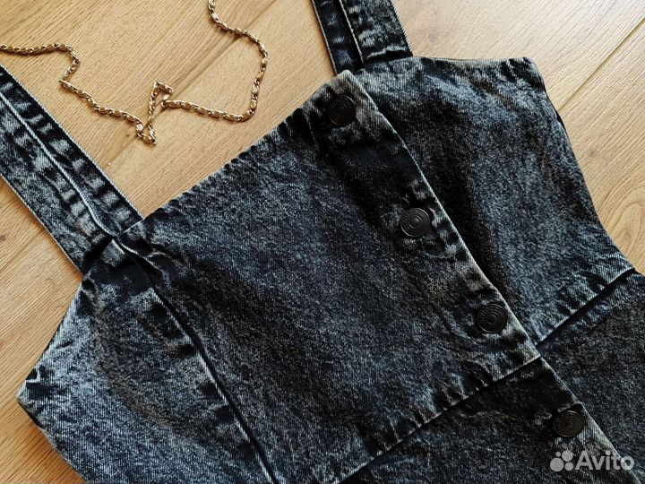 Джинсовый сарафан на девочку H&M р. 164