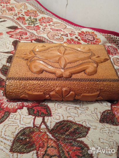 Шкатулка деревянная СССР