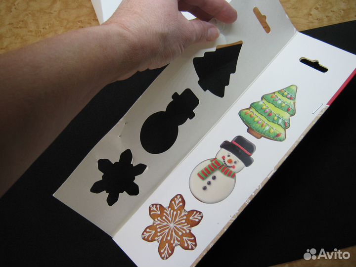 Форма для печенья, новогодняя. Новая