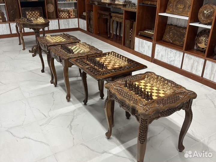 Шахматы и нарды ручной работы