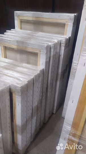 Холст на подрамнике грунтованный