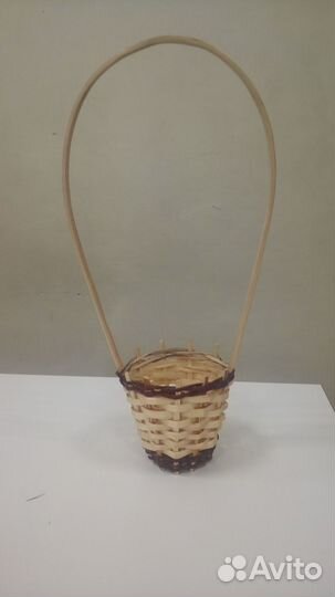 Корзинка декоративная плетенная