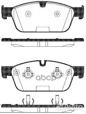 Колодки торм.пер. 151100 Remsa