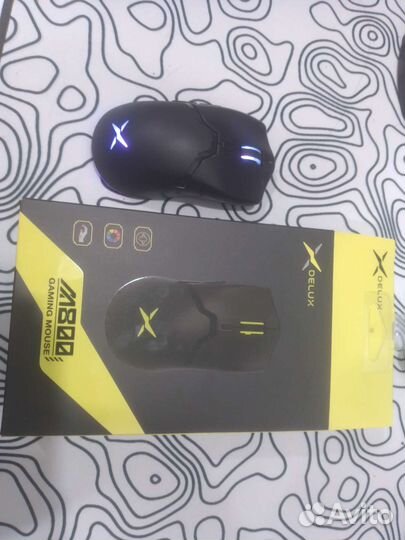 Беспроводная мышь deluxe m800pro 3370 черная новая