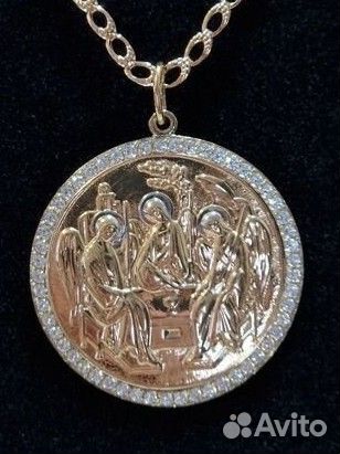 Иконка Святой Троицы 4.94г