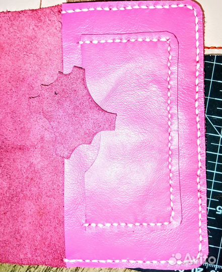 Обложка для паспорта, натуральная кожа