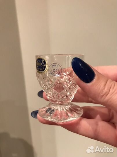 Хрустальные рюмки Богемия СССР