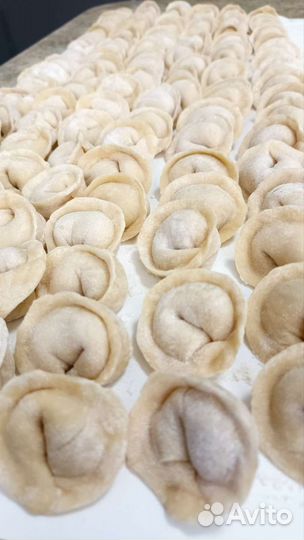 Пельмени свинина+говядина, домашние