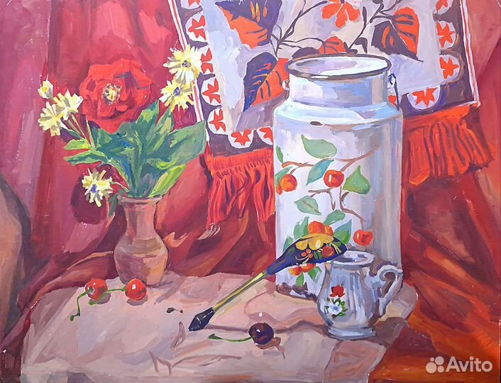 Натюрморт гуашь