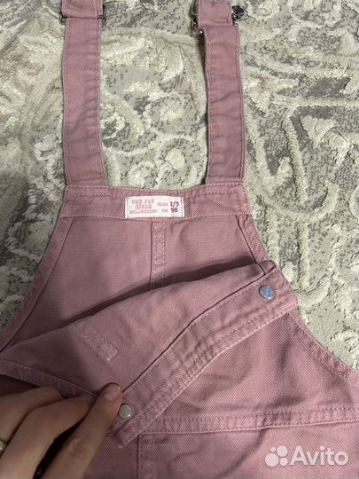 Джинсовый сарафан для девочки 98