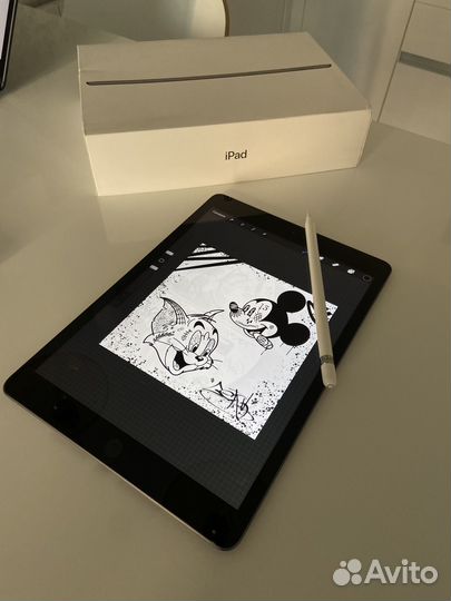 iPad 7 поколения 32gb + Apple pencil (комплект)
