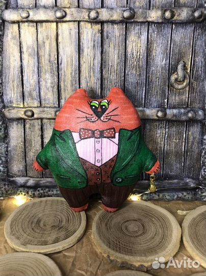 Кот символ года игрушка на елку