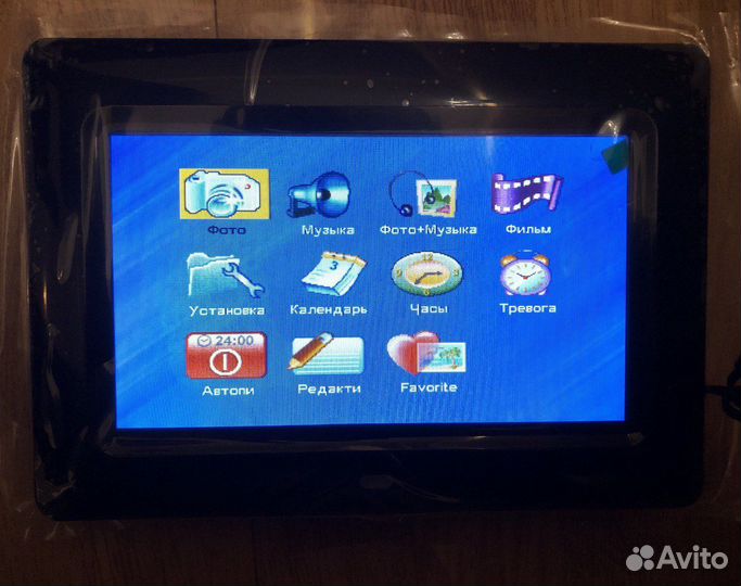 Цифровая фоторамка / фото/ видео/ слайд-шоу/часы