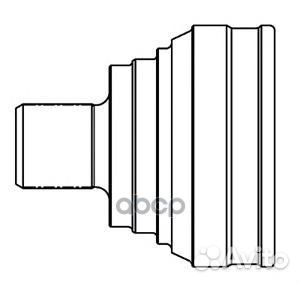 Шрус VW transporter IV 1.9D-2.8 90-03 нар. 8610