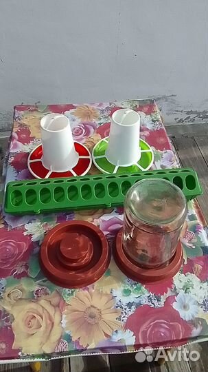 Кормушки и поилки для цыплят