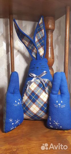 Интерьерная мягкая игрушка для детей заяц