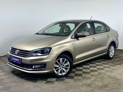 Volkswagen Polo 1.6 AT, 2015, 92 600 км
