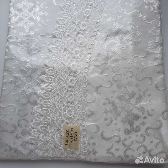 Скатерть на овальный стол новая