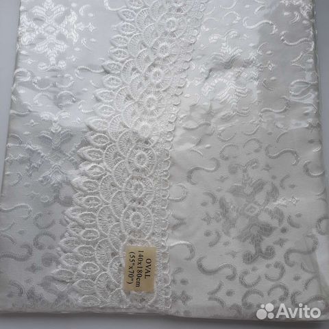 Скатерть на овальный стол новая