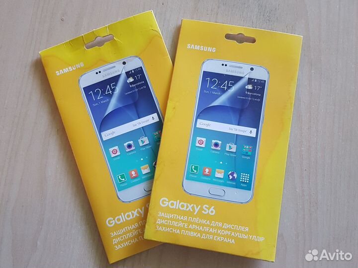 Фирменная защитная пленка для Samsung galaxy s6